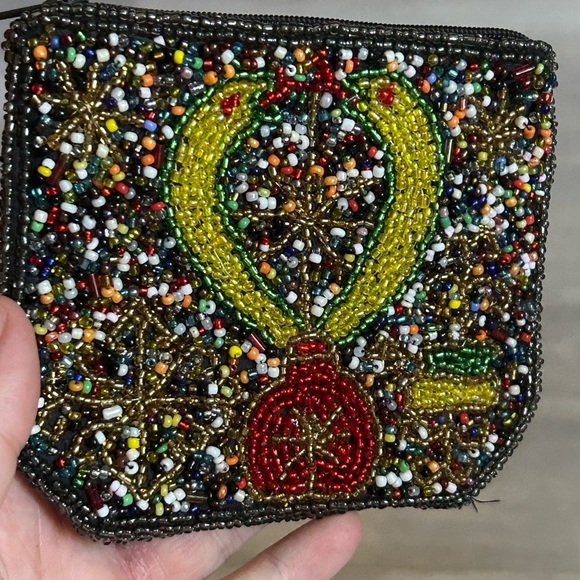 4/$50 beaded purse tropical coin wallet 🌴 - Picture 3 of 9